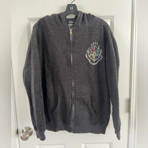 Warner Bros. Harry Potter Charcoal Hogwarts Crest Hoodie